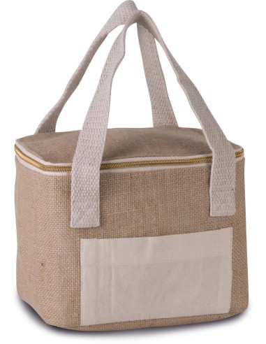 KIM-KI0352-JUTE COOL BAG - SMALL SIZE